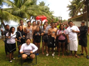 These volujnteers just completed their Coral Reef Monitoring Training