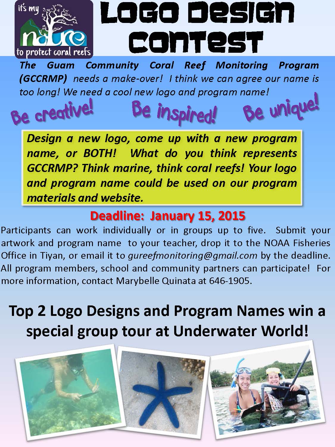 Help We Need A New Name And Logo Guam Community Coral Reef